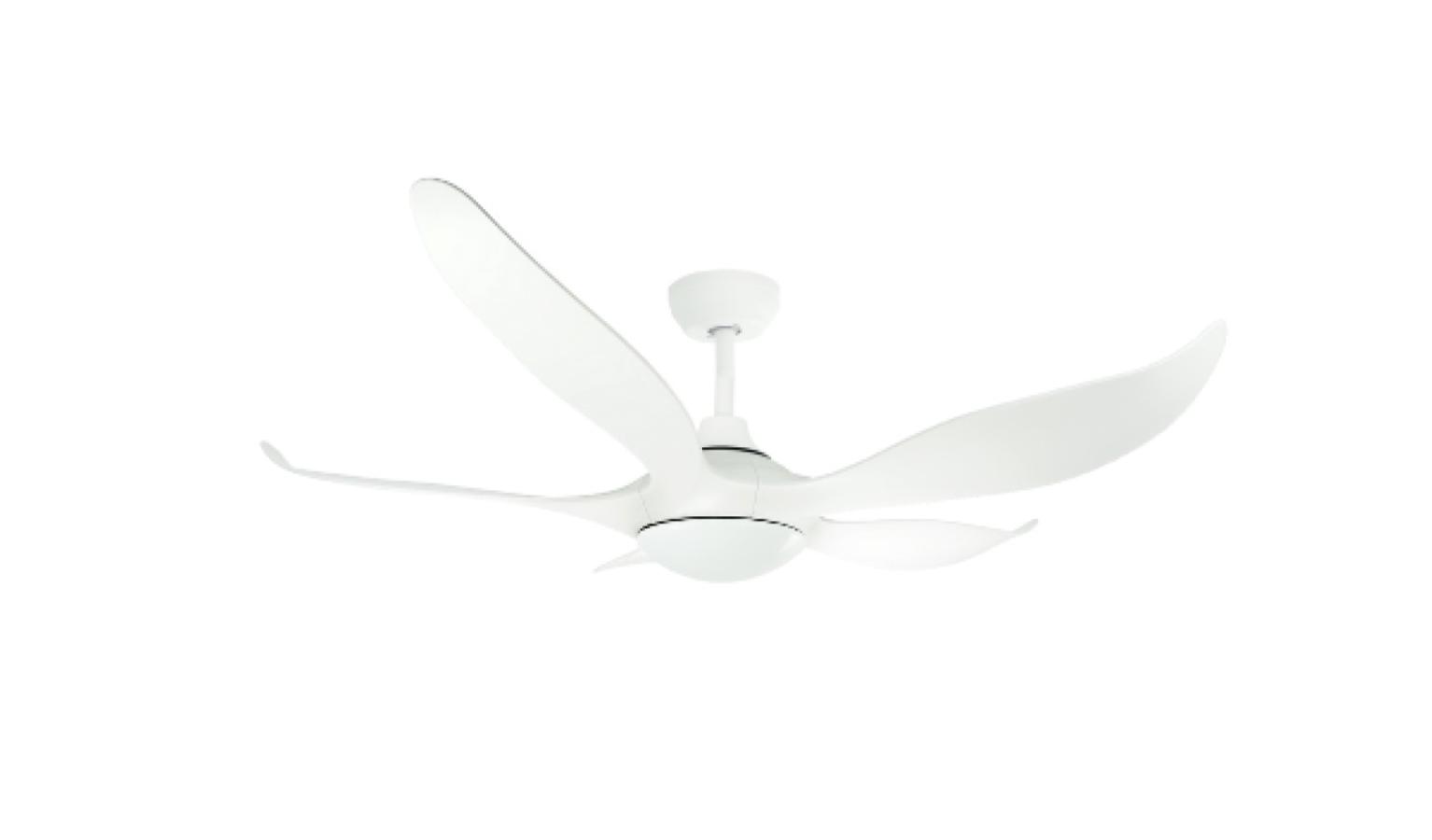 white remote control ceiling fan