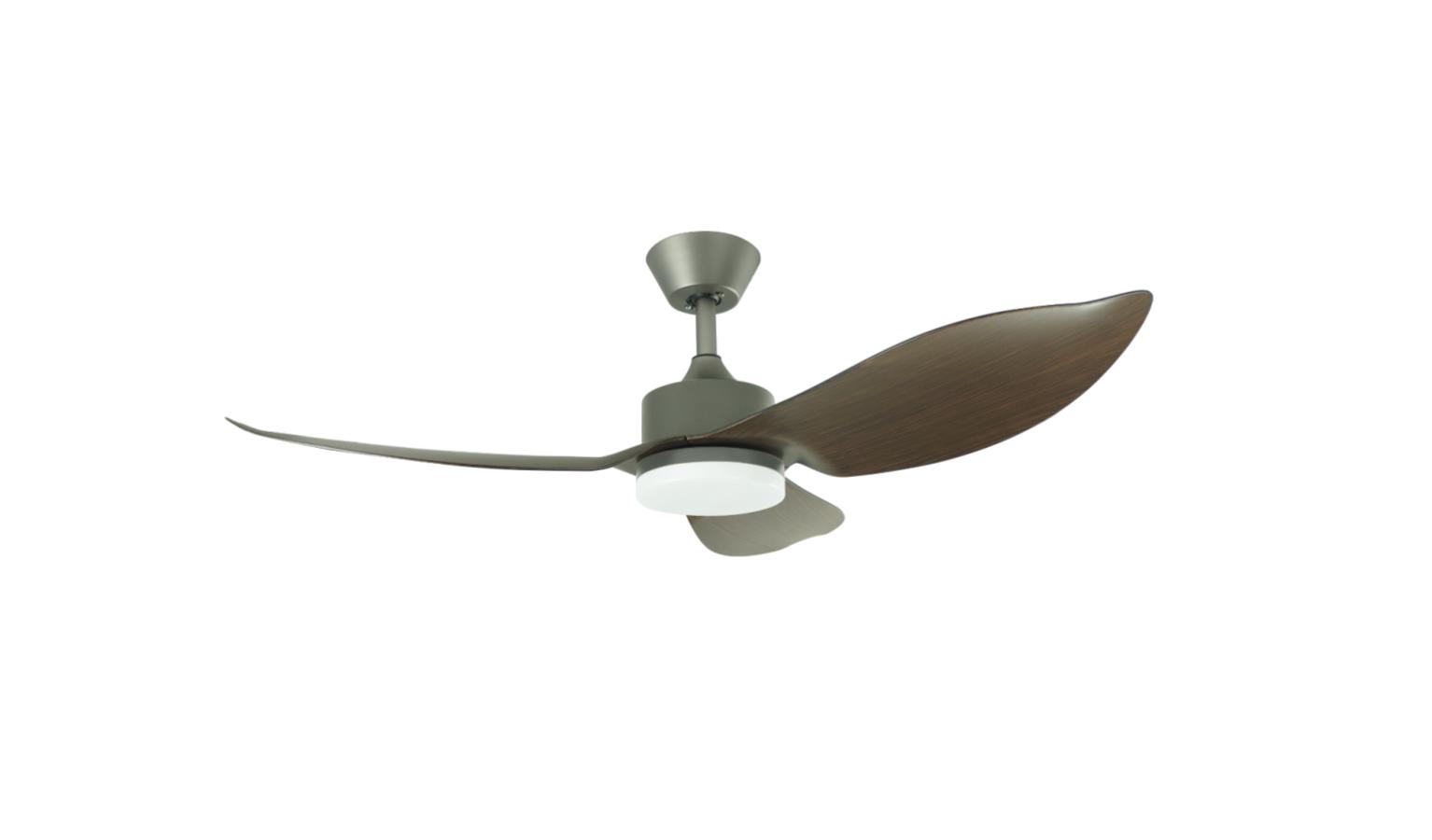 grey ceiling fan with remote