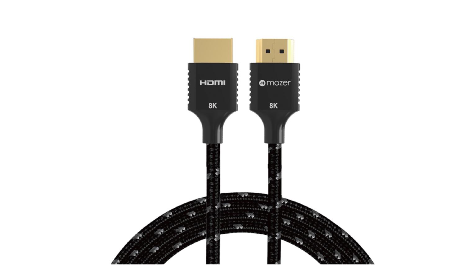 Mazer UT320 HDMI 8K Ultra Thin Cable 3 meters (Black) Harvey Norman