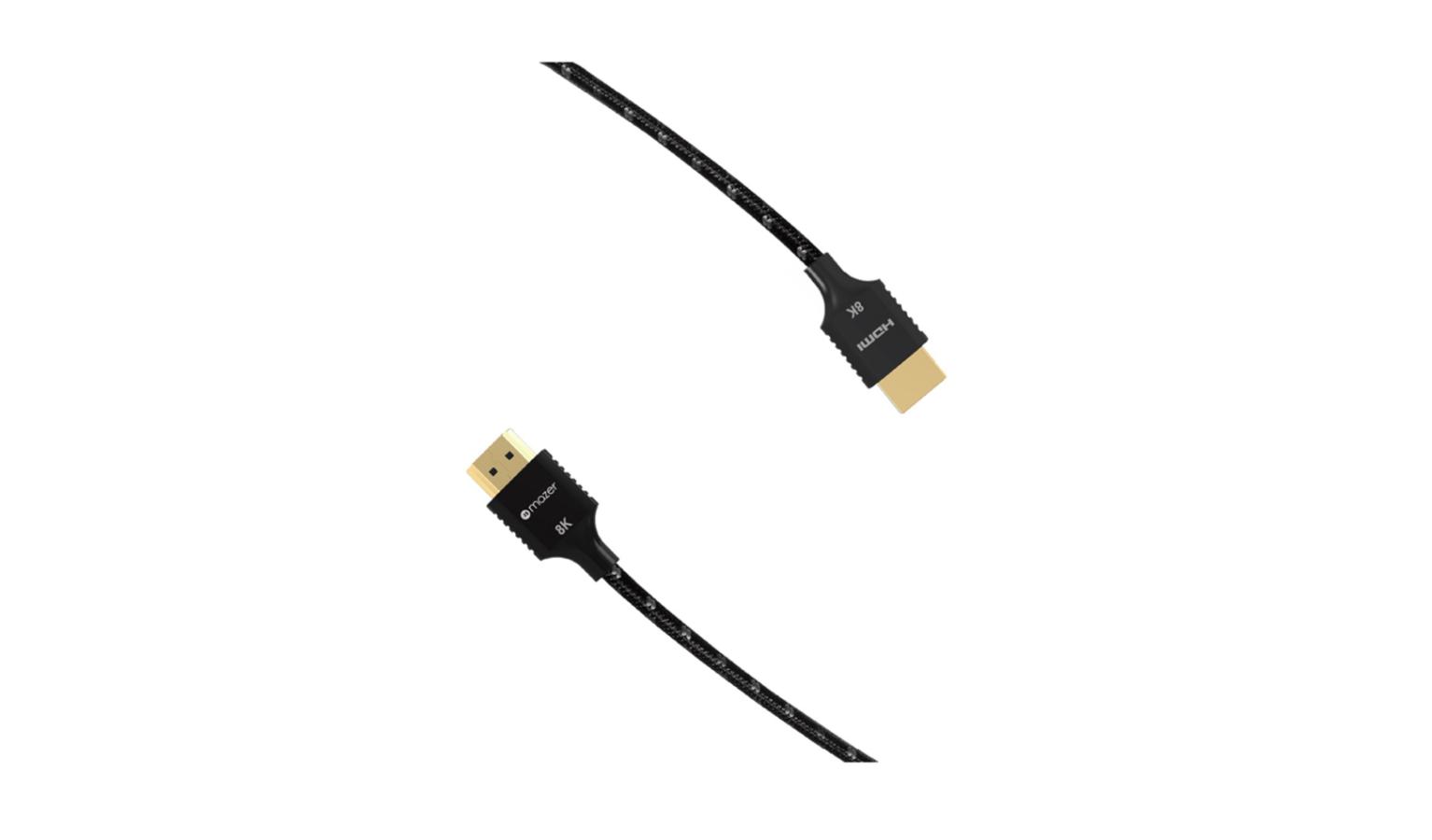 Mazer UT320 HDMI 8K Ultra Thin Cable 3 meters (Black) Harvey Norman