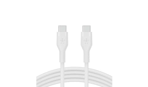 Belkin CAB009bt1MBL Boost Charger Flex USB-C to USB-C Cable - 1 meter (White)