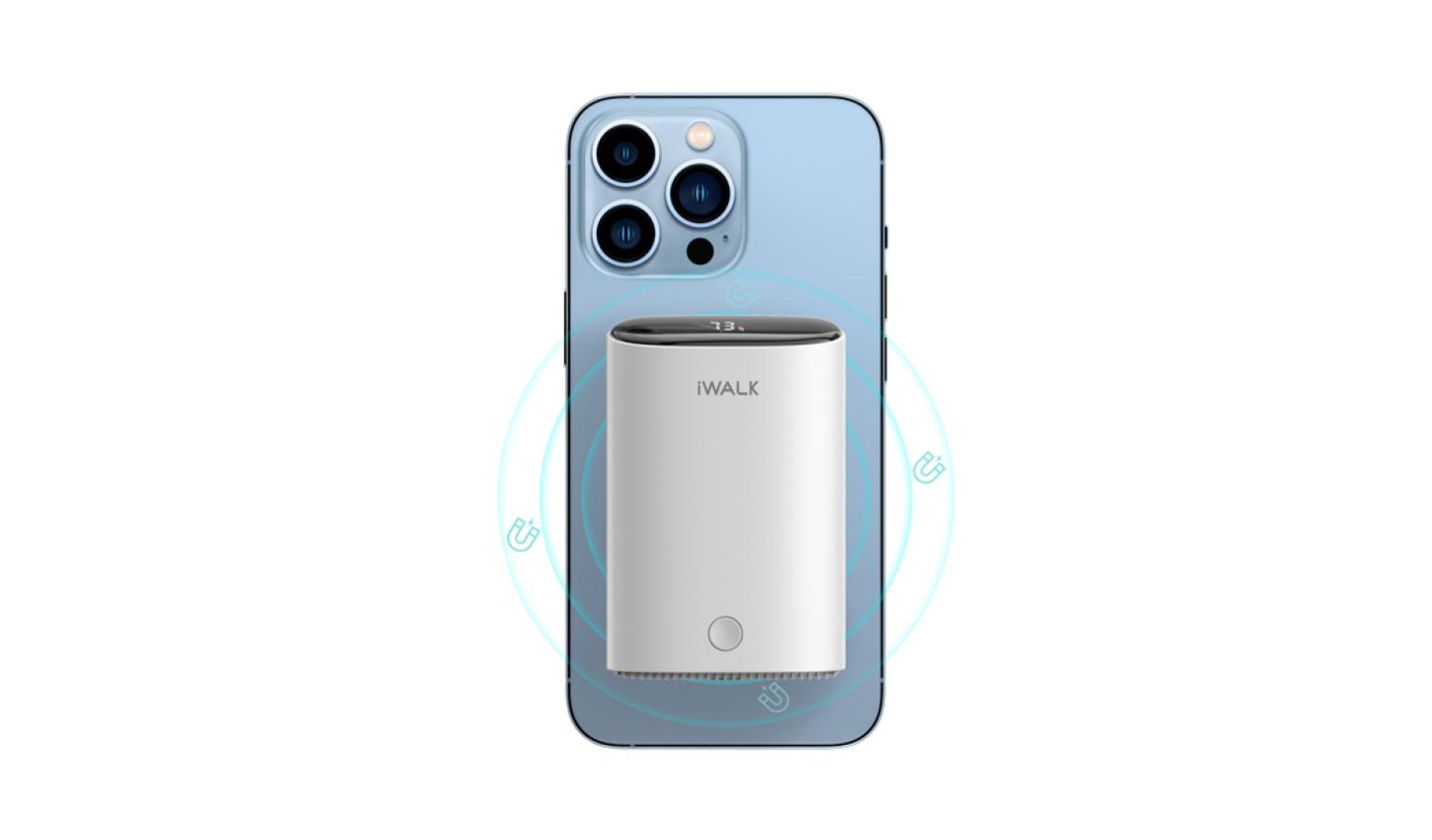 IWalk Link Me 10000mAh Magsafe Powerbank - Blue | Harvey Norman Singapore