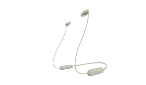 Sony WI-C100 Wireless In-ear Headphones - Taupe