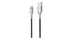 Cygnett Armoured USB-C to USB-A Cable (50cm) - Black