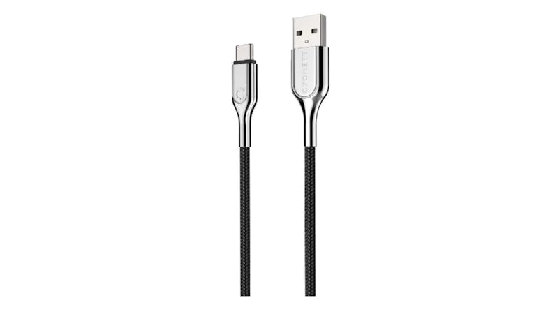 Cygnett Armoured USB-C to USB-A Cable (50cm) - Black