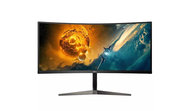 Philips 34-inch Curved QHD LCD Gaming Monitor (345M2CRZ) (IMG 1)