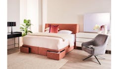Piper Bed Frame with Two Side Drawer - King Size