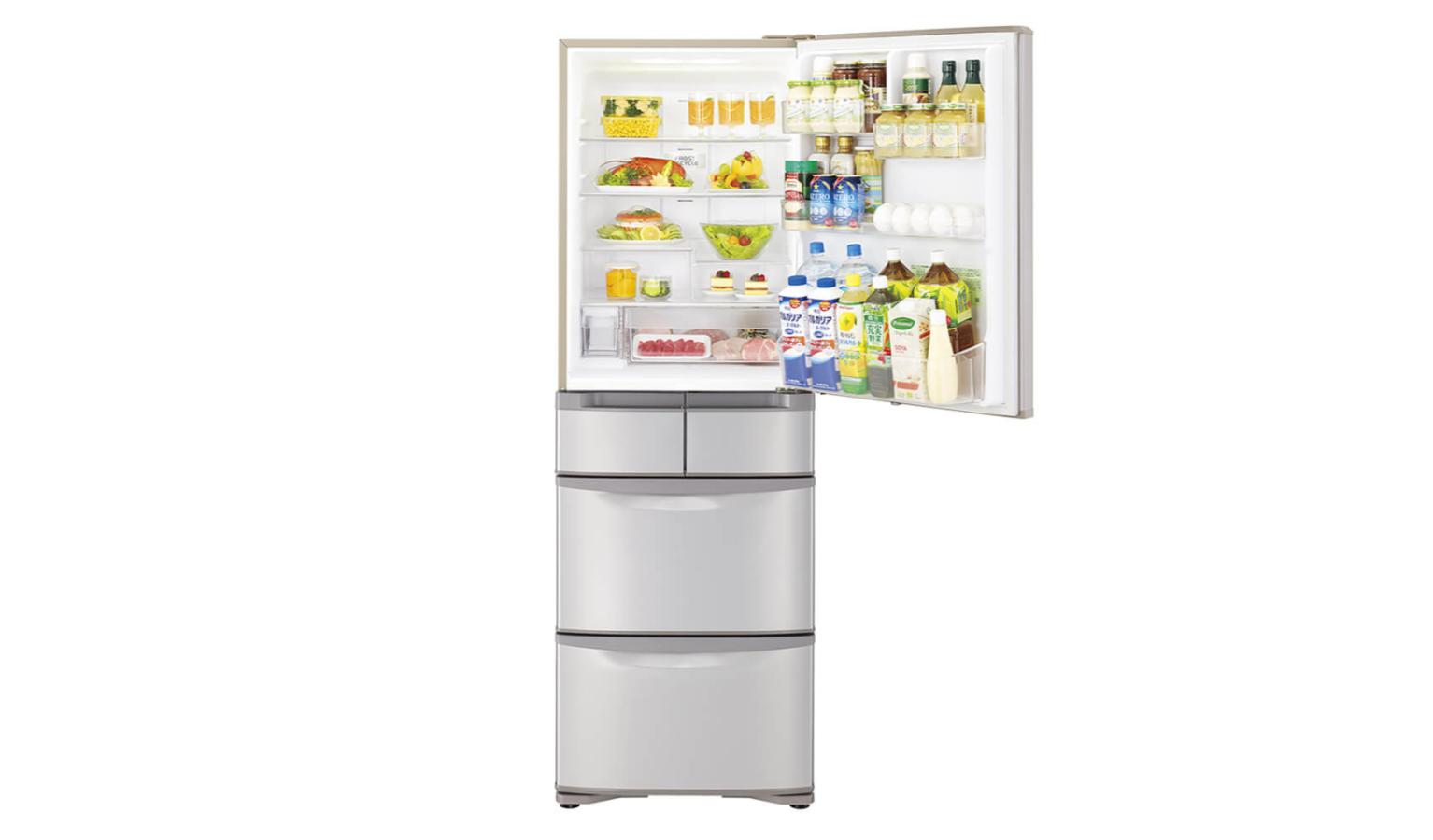 Hitachi 319L 5Door Refrigerator Stainless Champaign (RS42RSSN