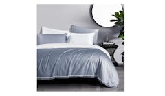 Canopy Earl Bed Sheet - Grey/White (Super Single Size Set)