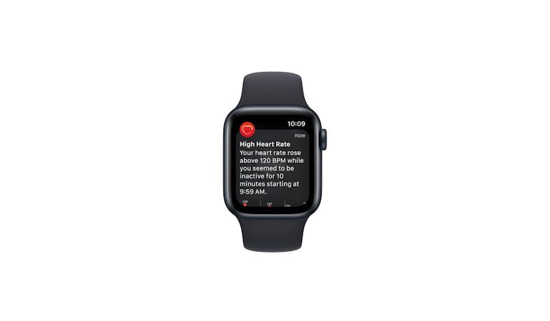Apple Watch SE GPS + Cellular 40mm Midnight Aluminium Case with Midnight Sport Band - Regular (MNPL3ZP/A) - 01