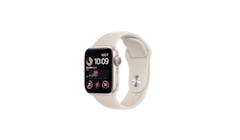 Apple Watch SE GPS 40mm Starlight Aluminum Starlight Sport Band - Main