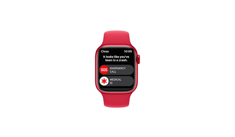 Apple Watch Series 8 GPS + Cellular 41mm (PRODUCT) RED Aluminium Case with (PRODUCT)RED Sport Band  - 01