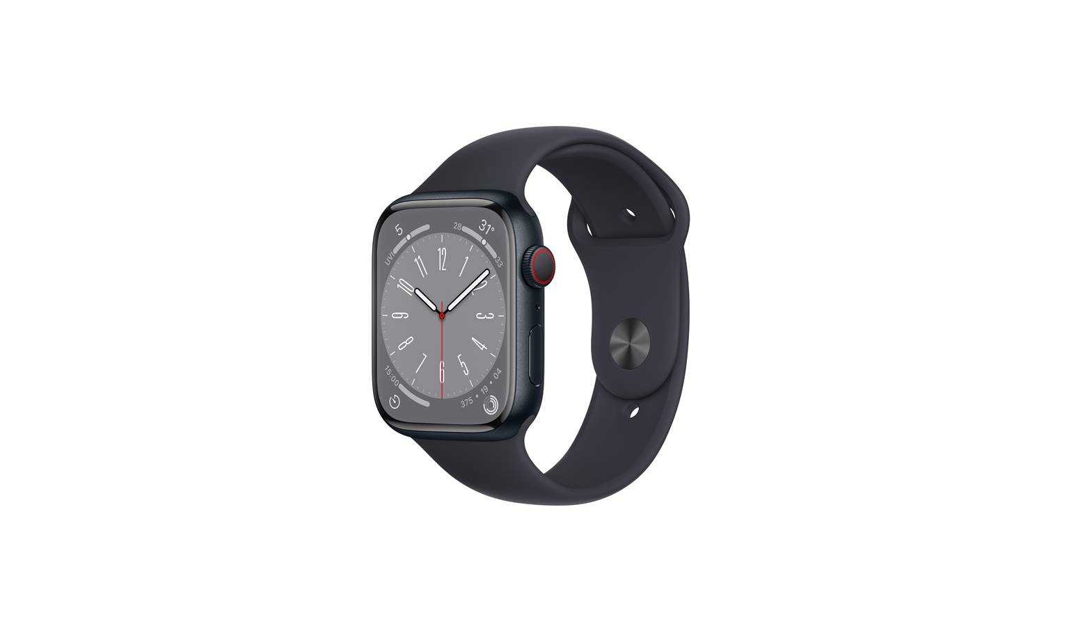 Apple Watch Series 8 GPS 45mm Midnight Aluminium Case with