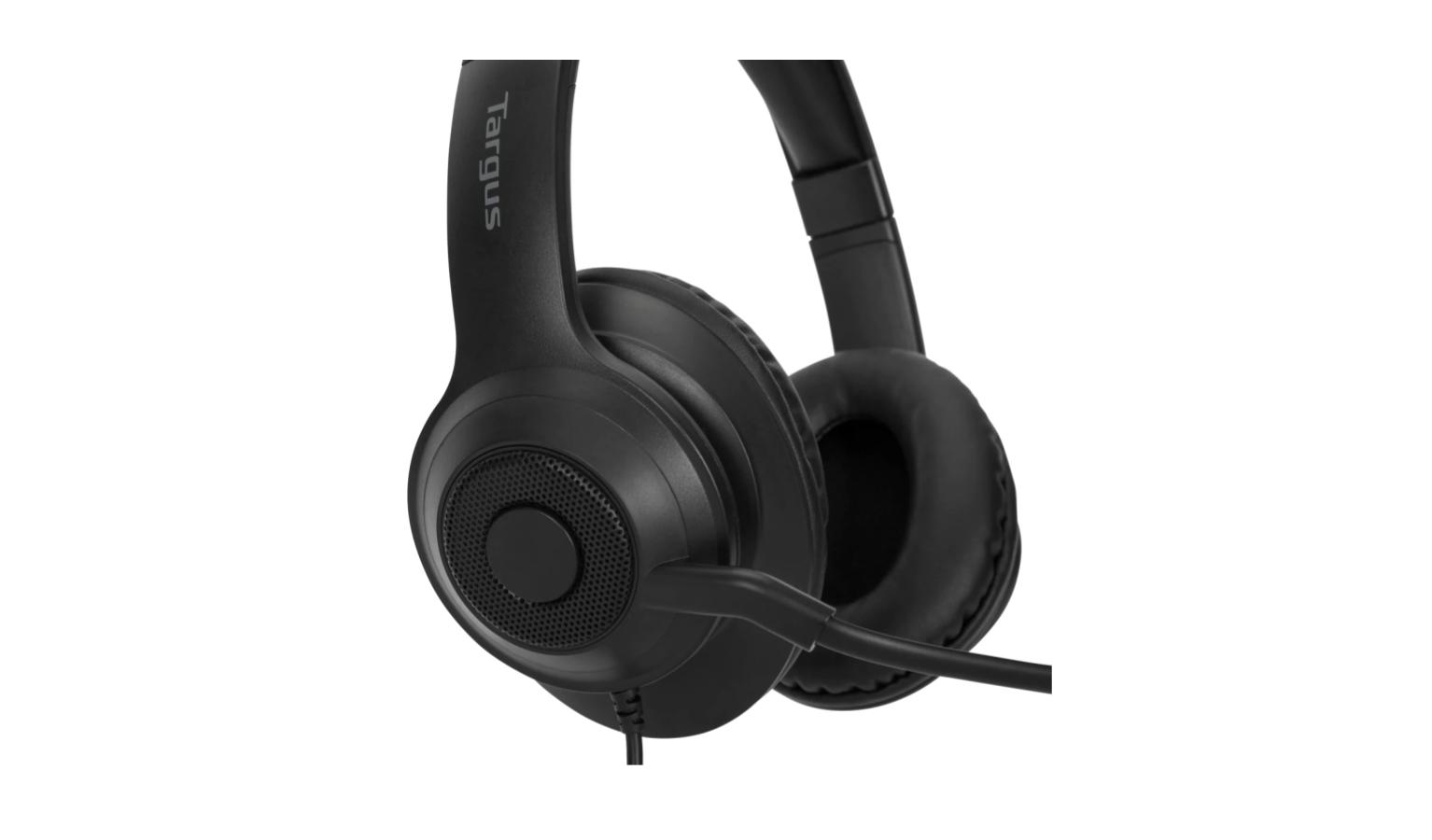 Targus Wired Stereo Headset with Microphone Black AEH102AP50