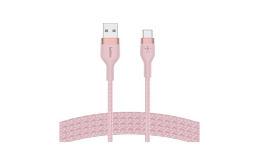 Belkin USB-A to USB-C Cable - Pink (1m)