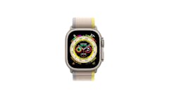 Apple Watch Ultra GPS + Cellular 49mm Titanium Case with Yellow/Beige Trail Loop (Main)