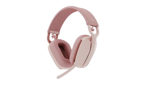 Logitech Zone Vibe 100 Wireless Over the Ear Headphones - Rose