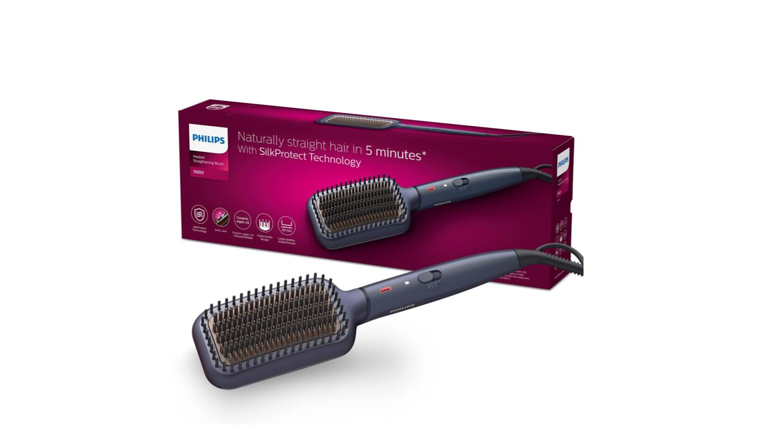 Hair straightener on sale brush harvey norman