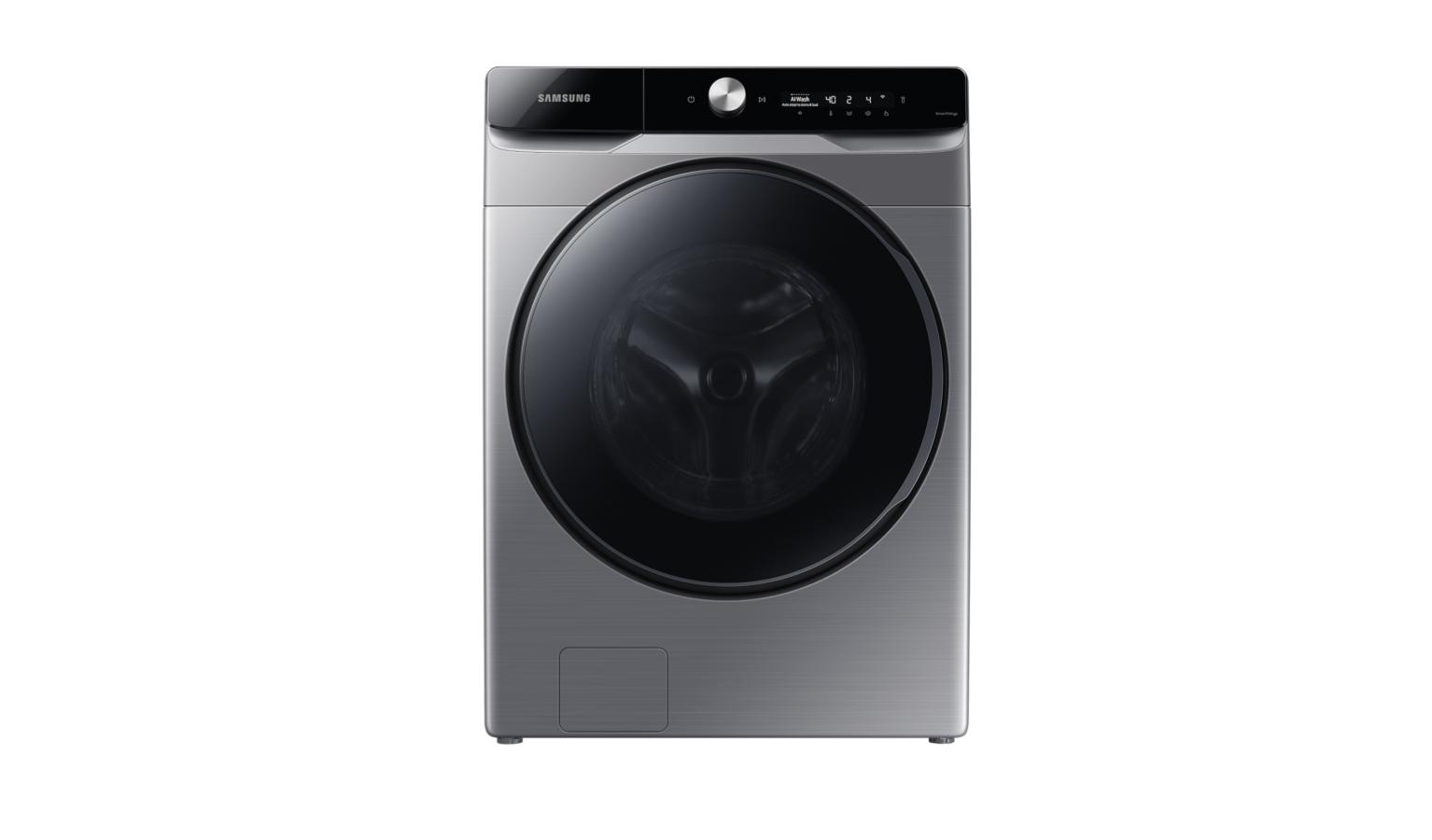 Samsung Front Load Washer Dryer with AI Ecobubble, 17KG Wash/10KG Dry WD17T6300GP/SP