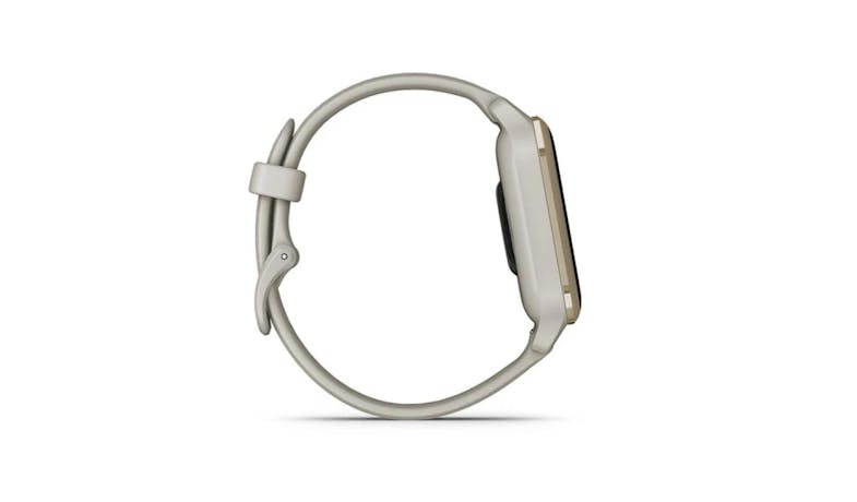 Garmin Venu Sq 2 Music Edition Smartwatch - Cream Gold Aluminum Bezel