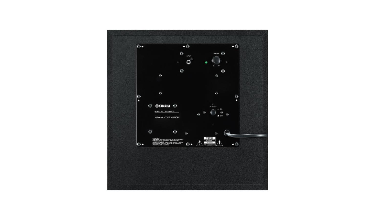 Yamaha NSSW100 Subwoofer Black Harvey Norman Singapore