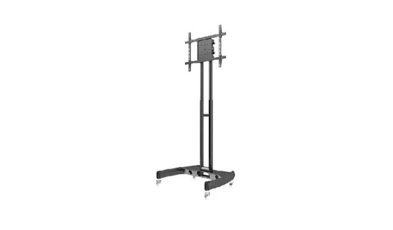 Queenie 37” to 70” TV Trolley Stand Rotating Portrait/Landscape Mount - Black