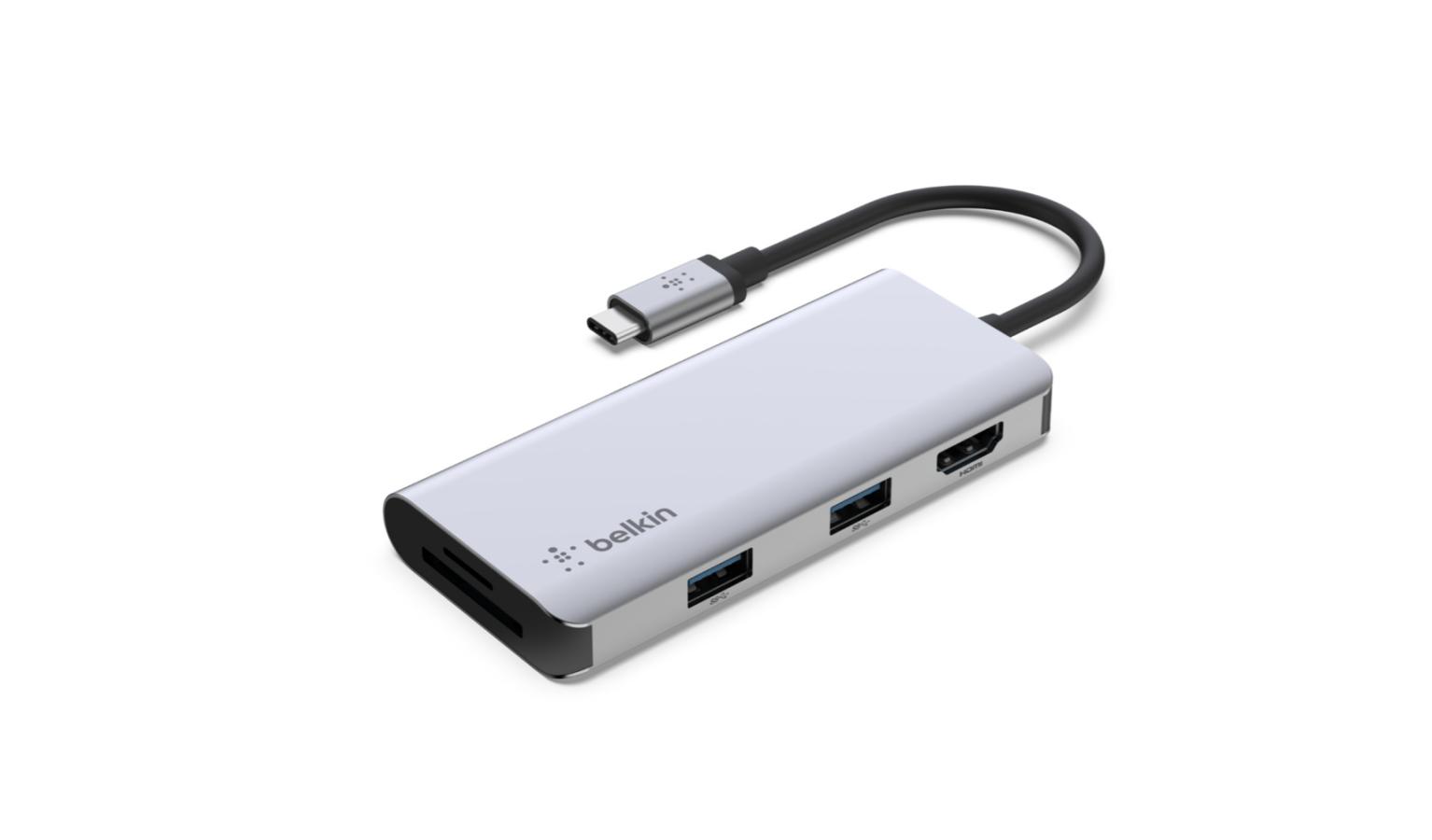 Belkin USBC 5in1 Multiport Adapter Hub AVC007btSGY Harvey Norman