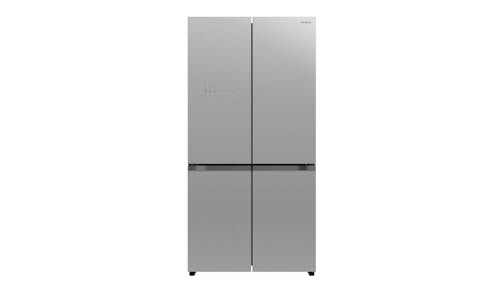 Hitachi R-WB640V0MS-GS 569L French Bottom Freezer Deluxe 4-Door Refrigerator- Glass Silver