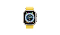 Apple Watch Ultra GPS + Cellular 49mm Titanium Case with Yellow Ocean Band (Main)