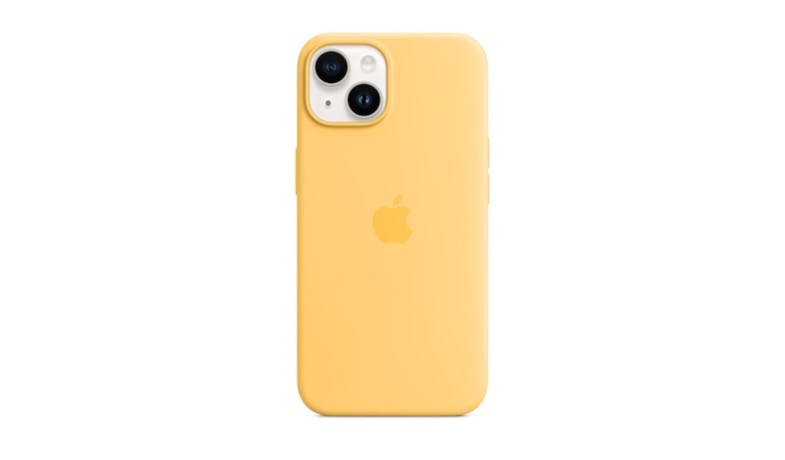 iPhone 14 Silicone Case with MagSafe - Sunglow MPT23FE/A