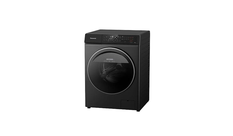 Panasonic 10kg Hygiene Care Front Load Washing Machine with Dry Assist NA-V10FR1BSG - Side View