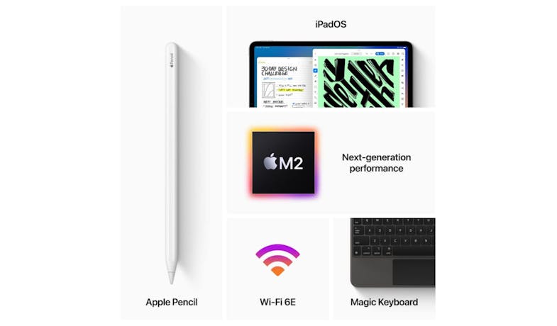 Apple iPad Pro 11-inch 2TB Wi-Fi - Silver (MNXN3ZP/A)