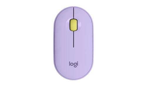 Logitech M350 Pebble Wireless Mouse - Lavender Lemonade