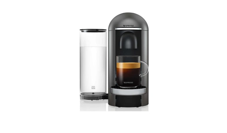 Nespresso VertuoPlus Premium Titan Coffee Machine - Premium Titan GCB2-GB-TI-NE2