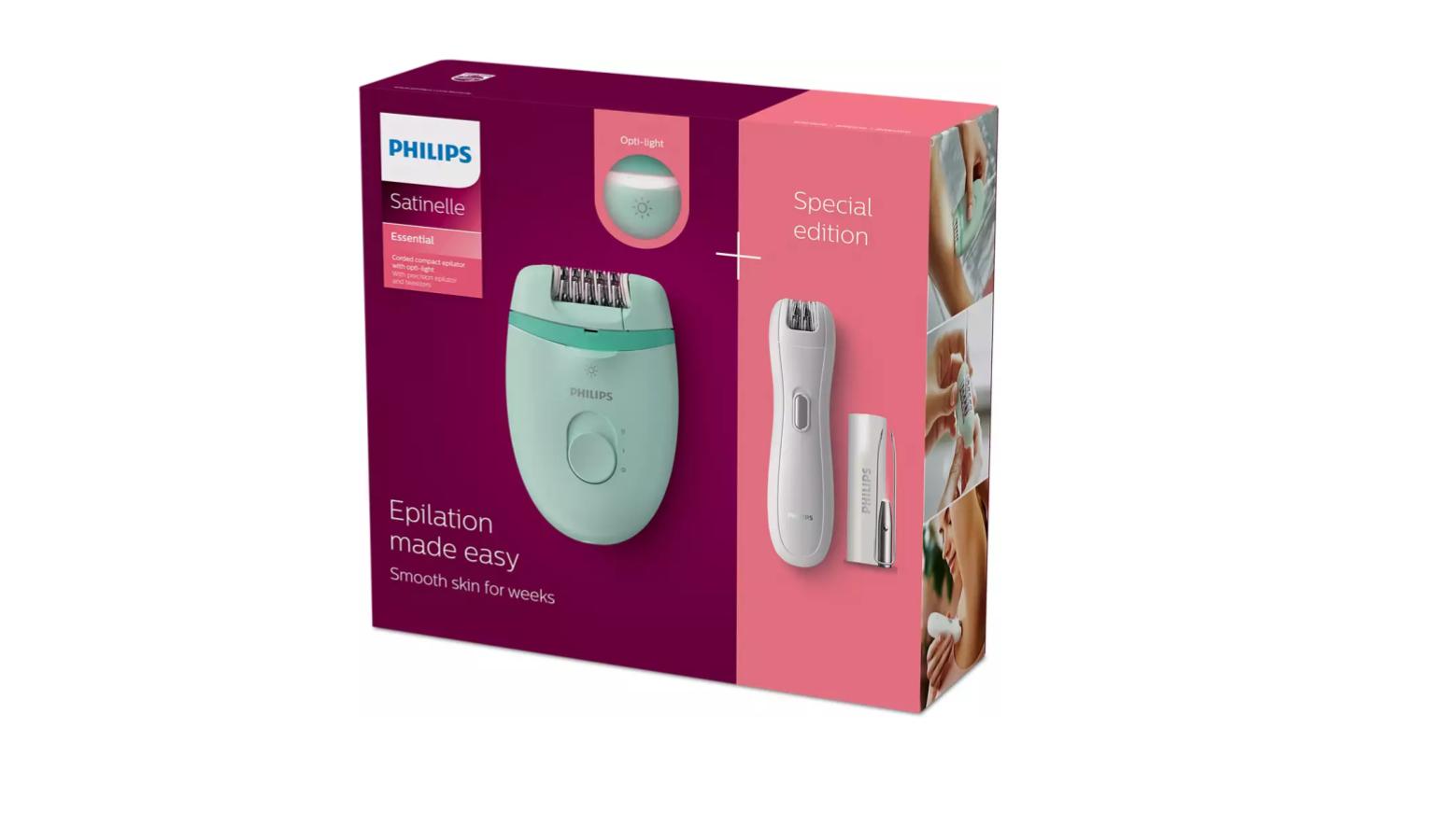 Philips Satinelle Essential Corded Compact Epilator BRP529/00 Harvey