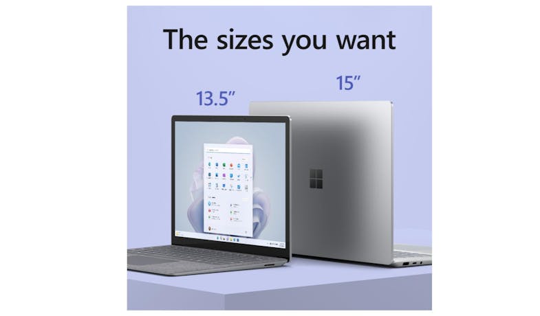 Microsoft Surface Laptop 5 (12th Gen Intel Core i5, 8GB/256GB, Windows 11 Home) 13.5-Inch Laptop - Platinum QZI-00018