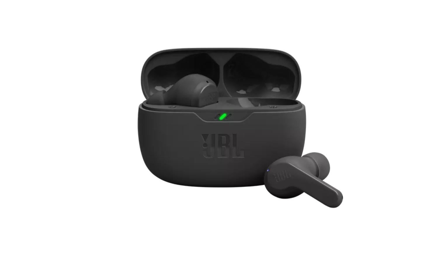 JBL Wave Beam Wireless Earbuds - Black
