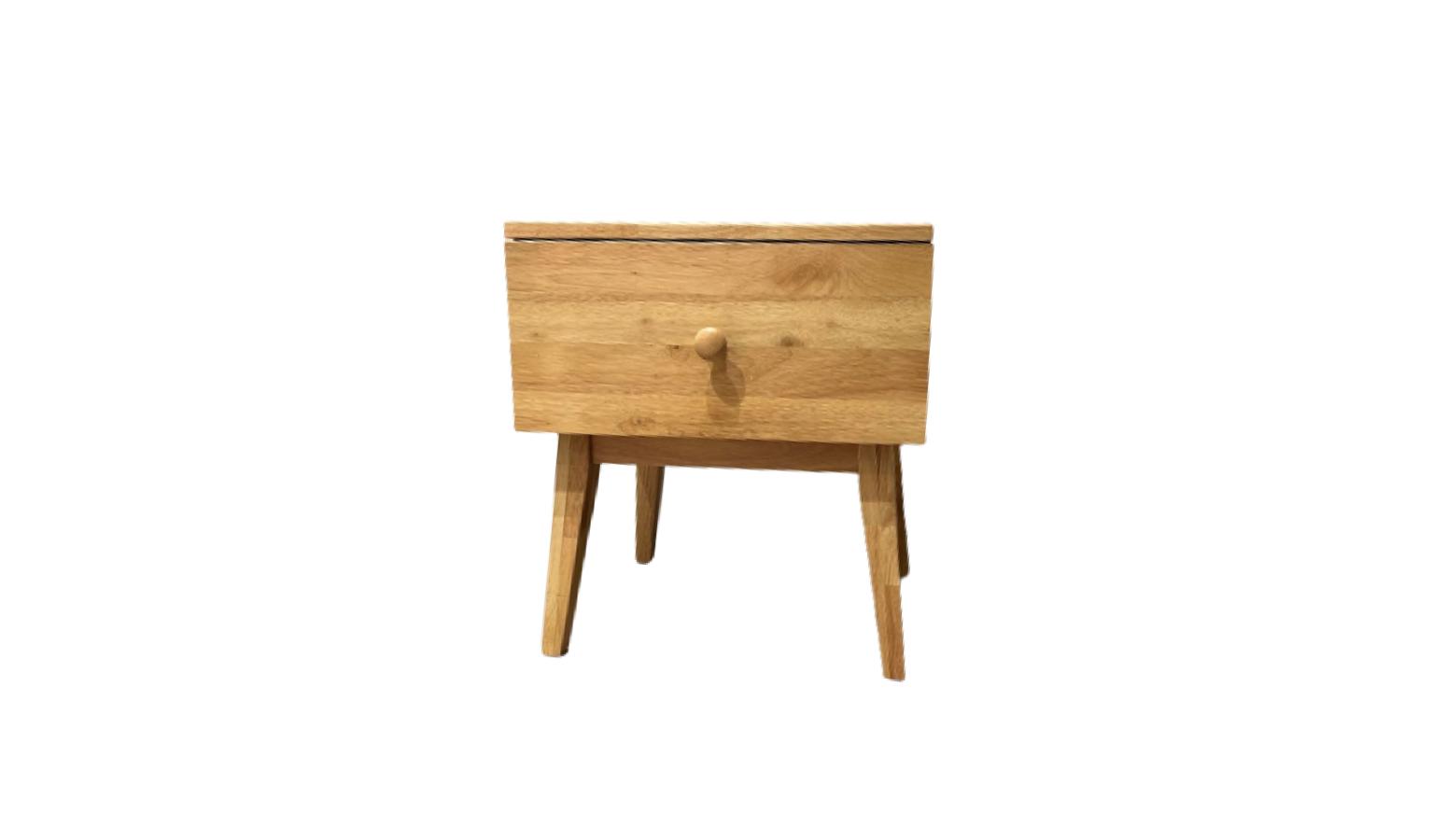 Alexa Bedside Table - Oak Stain