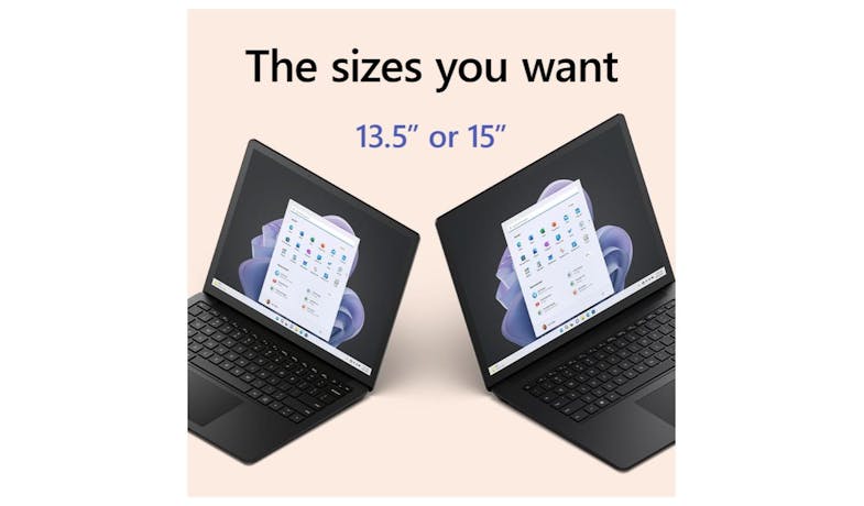 Microsoft Surface Laptop 5 (12th Gen Intel Core i7, 16GB/512GB, Windows 11 Home) 13.5-Inch Laptop - Matte Black RBG-00043