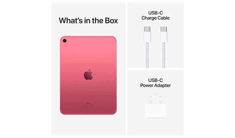 Apple iPad 10.9-inch 64GB Wi-Fi + Cellular - Pink (MQ6M3ZP/A)