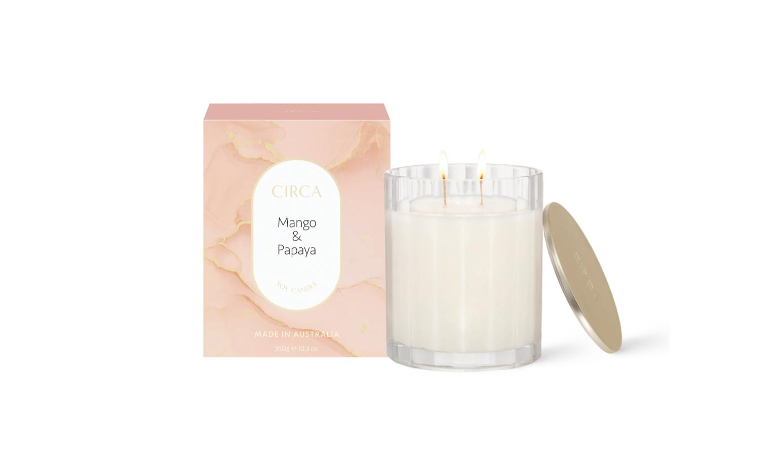HWSA Circa 350g Candle - Mango and Papaya