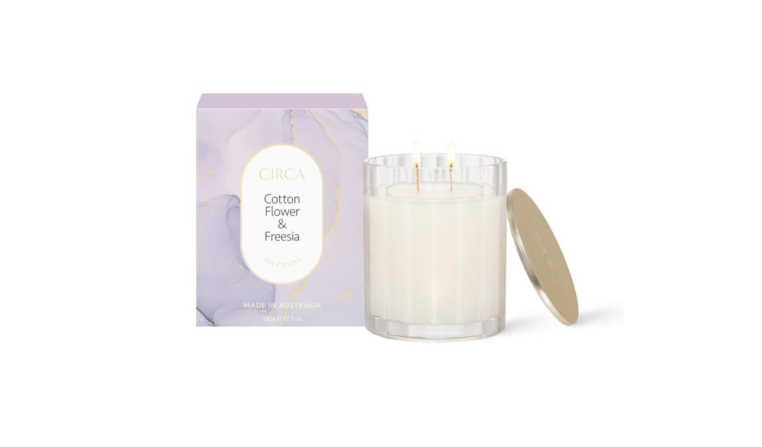 HWSA Circa 350g Candle - Cotton Flower & Freesia