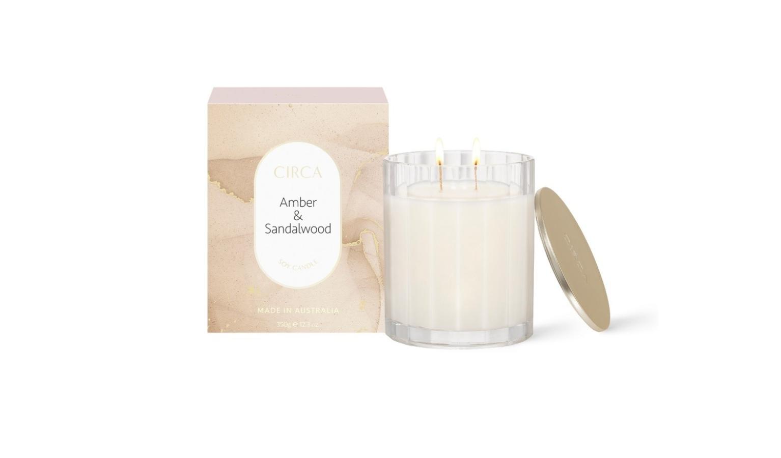 HWSA Circa 350g Candle - Amber & Sandalwood