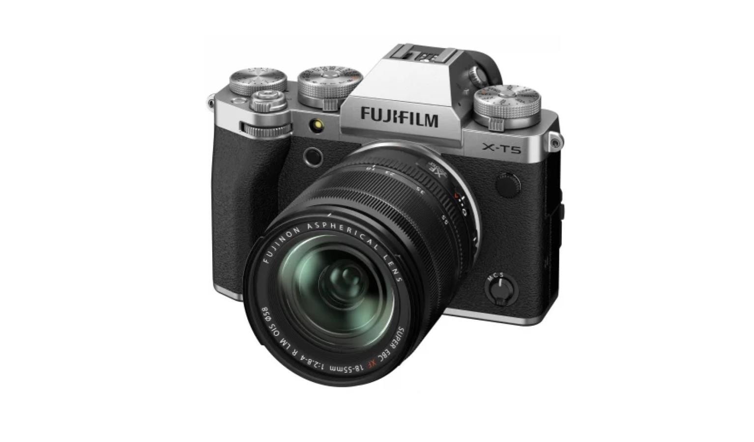 Fujifilm XT5 Mirrorless Camera with 1855mm Lens Silver Harvey