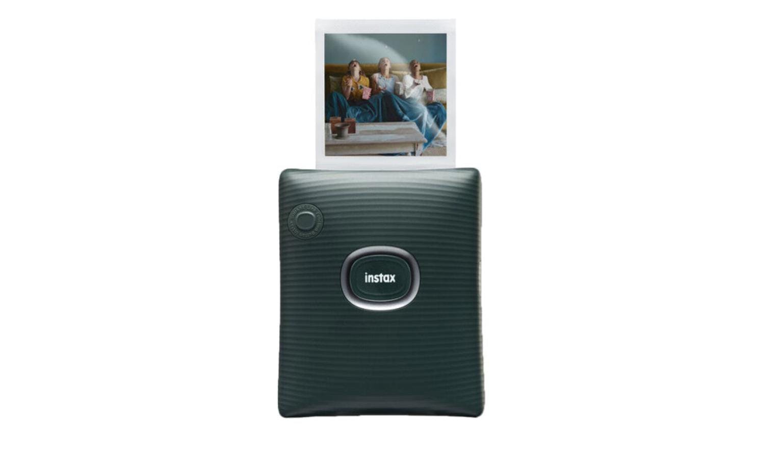 Fujifilm Instax Square Link Smartphone Printer (Midnight Green) - JB Hi-Fi