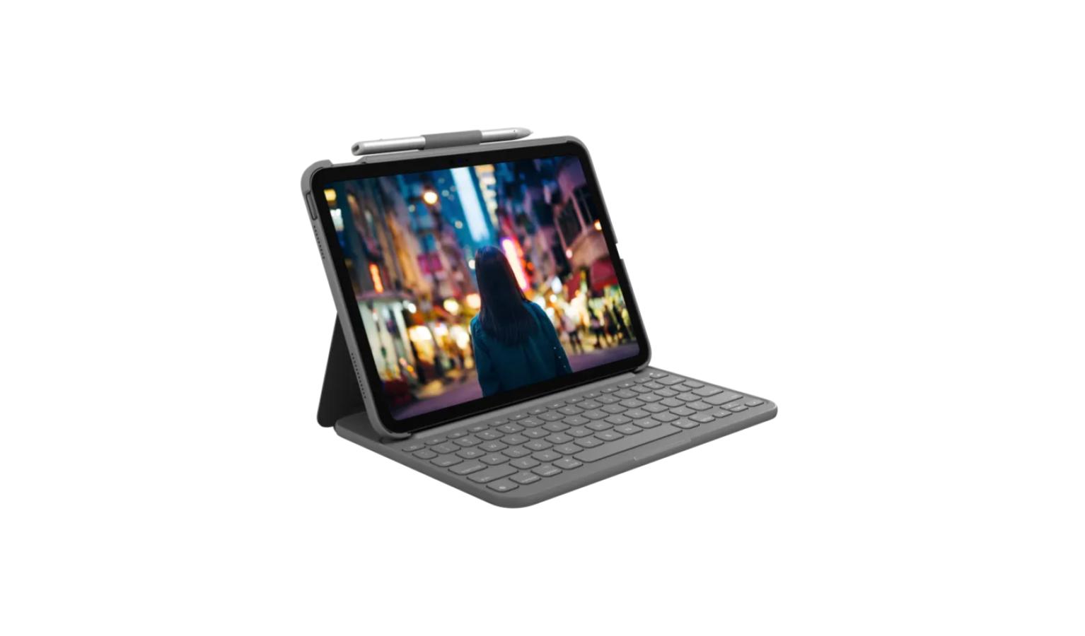 Logitech Slim Folio for iPad (10th gen) - Grey