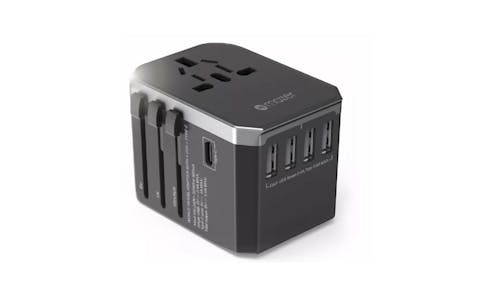 Mazer Infinite.Travel World Travel Charger with 28W/5.6A & 3 X USB-0A + 1 USB-C