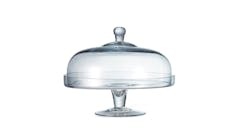 Salt&Pepper Salut Cake Stand with Glass Dome (09892)