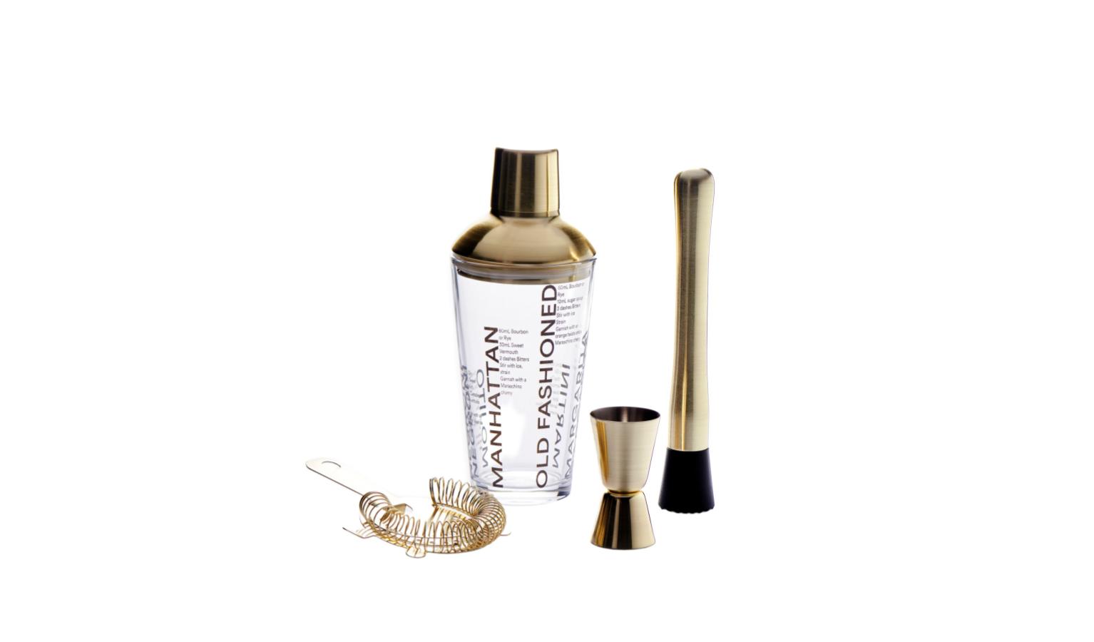 Salt&Pepper Atlas 4-Piece Cocktail Set (55648)