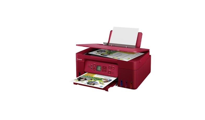 Canon Pixma G3770 Wireless Refillable Ink Tank Printer - Red